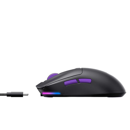 HAVIT MS969WB Wireless Gaming Mouse, RGB, 1000DPI - 16000DPI, BT / Wi-Fi / Wired, Black