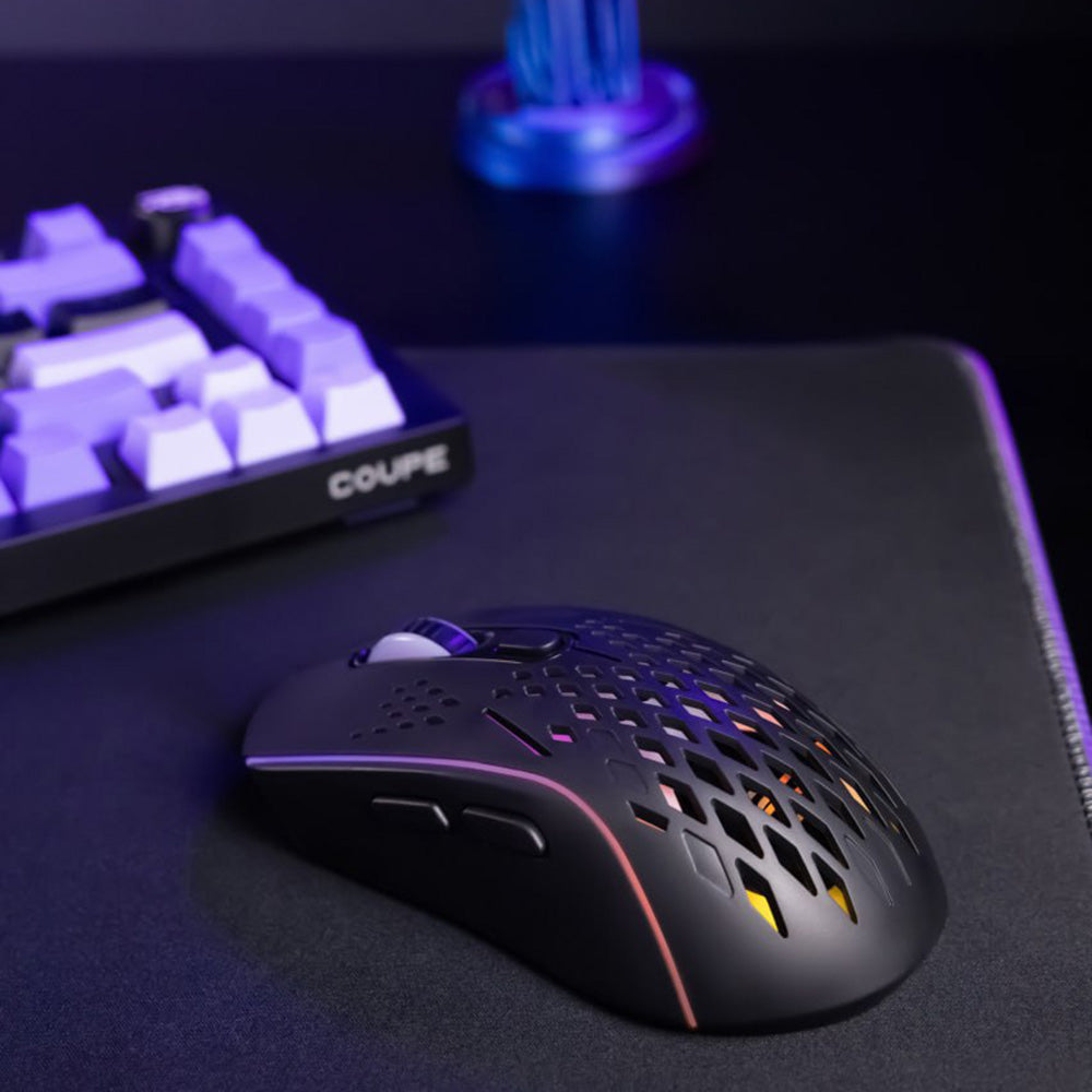 Proove Buzz Wireless Gaming Mouse, RGB, 800DPI - 4800DPI, White WMBU00022402