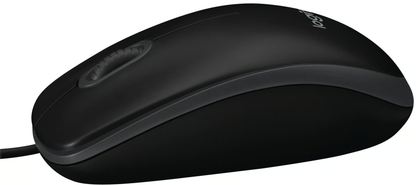 Wired USB Mouse Logitech B100, 1000DPI, Black 910-003357