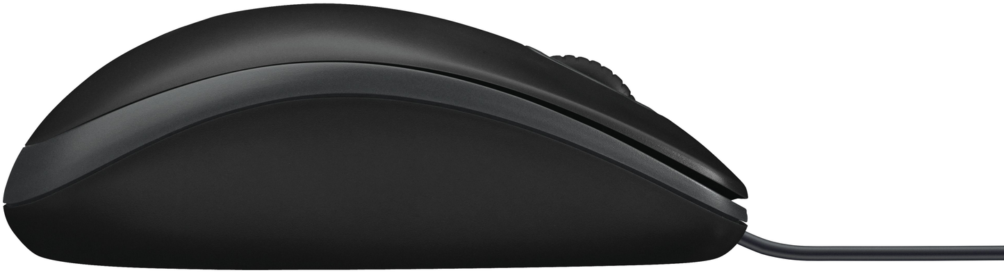 Wired USB Mouse Logitech B100, 1000DPI, Black 910-003357