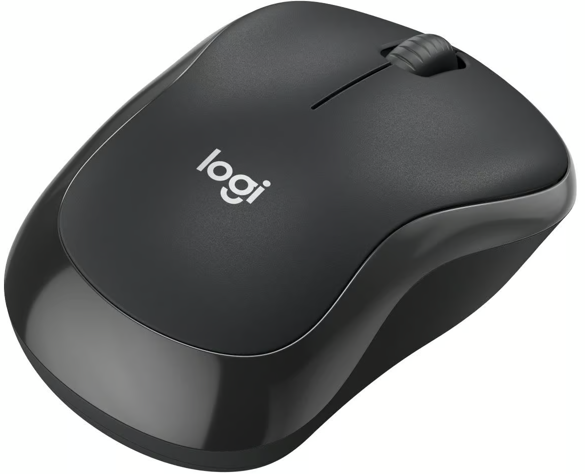 Logitech M240 Silent Wireless Mouse, 1000DPI, Black 910-007119