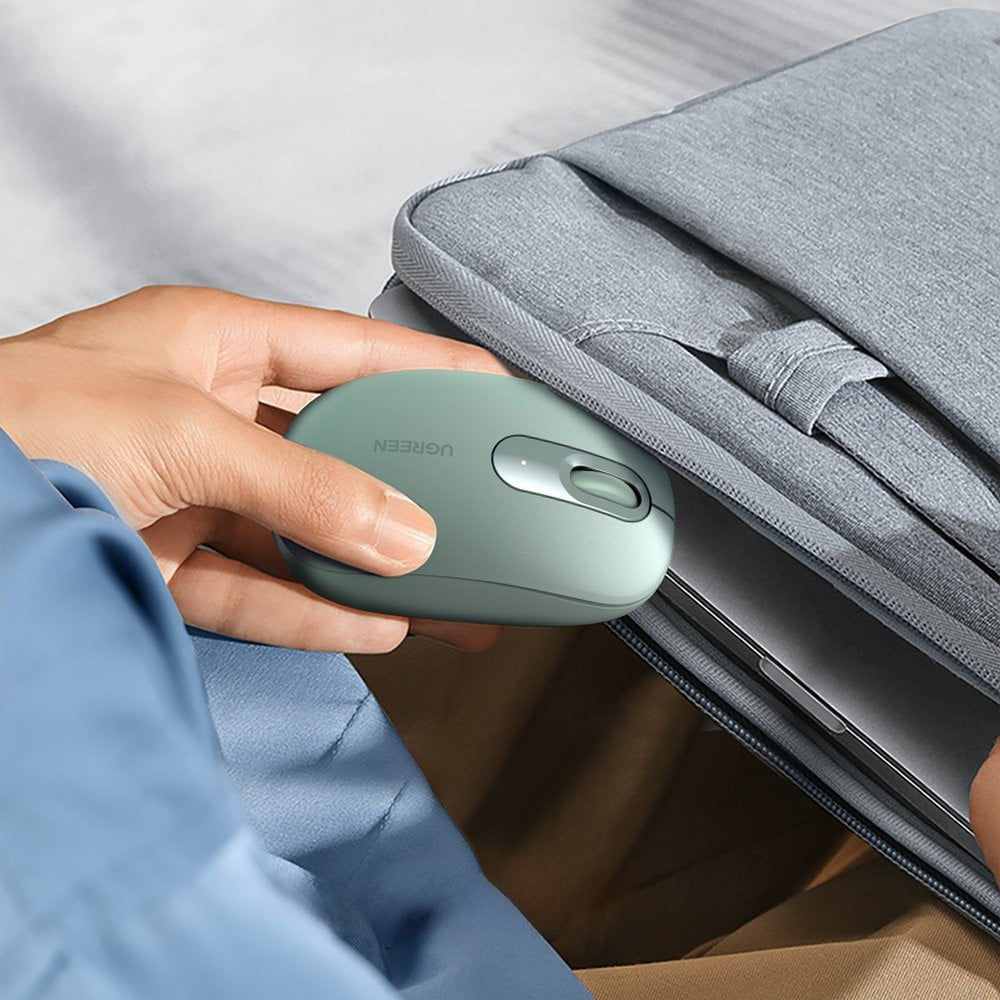 UGREEN MU105 Wireless Mouse, 2400DPI, Green