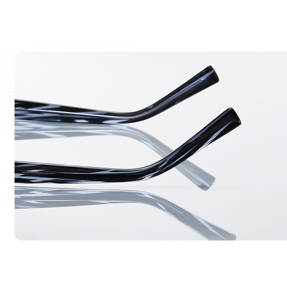 Techsuit 2205 Women's Computer Glasses, Anti-Blue Light, Black Silver