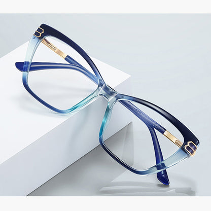 Techsuit 2262 Women's Computer Glasses, Anti-Blue Light, Black