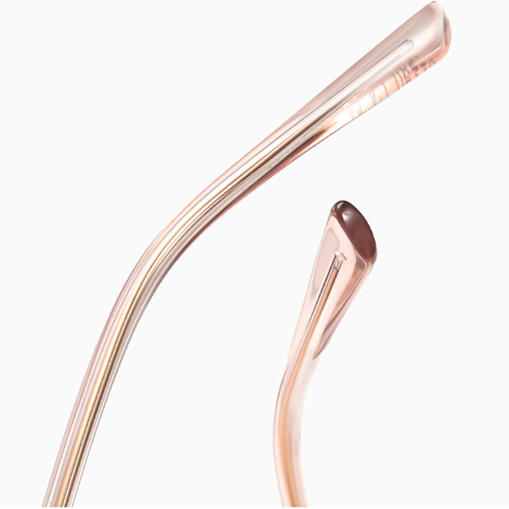 Techsuit 82290 Women's Computer Glasses, Anti-Blue Light, Pink Gold