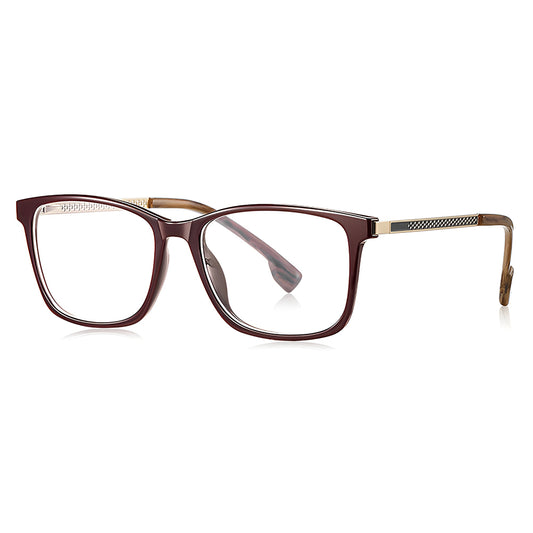 Techsuit LS202 Women's Computer Glasses, Anti-Blue Light, Brown