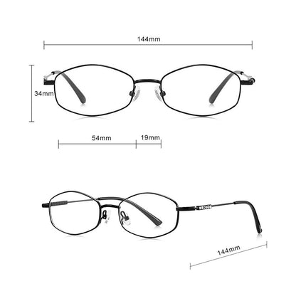 Techsuit LS501 Women's Computer Glasses, Anti-Blue Light, Gold