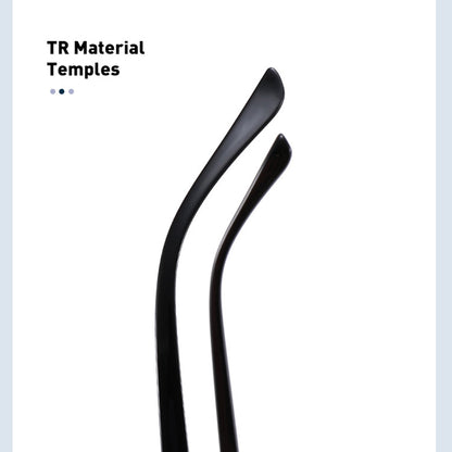 Techsuit Women's Computer Glasses PC28016-C1, Anti-Blue Light, Black