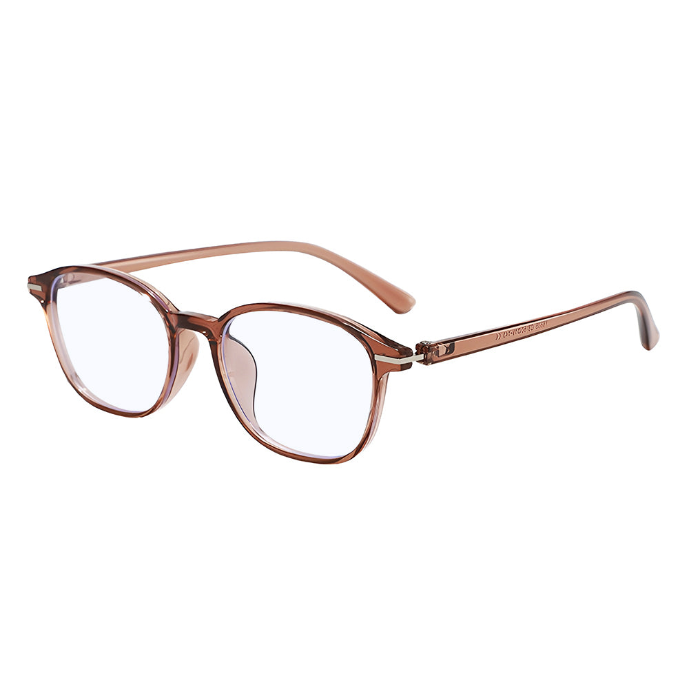 Unisex Techsuit 6635 Computer Glasses, Anti-Blue Light, Brown Purple