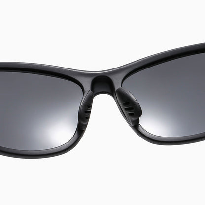 Unisex Cycling Glasses Techsuit 9309, Polarized, Silver Gray