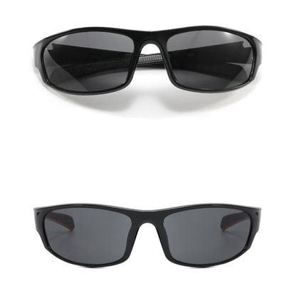 Unisex Cycling Glasses Techsuit 9937, Black Green