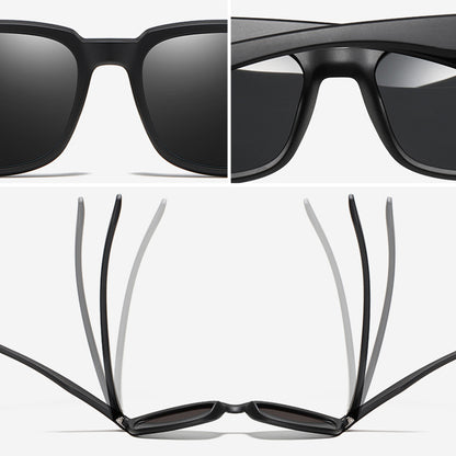 Men's Techsuit MM108 Sunglasses, Polarized, UV Protection, Gray
