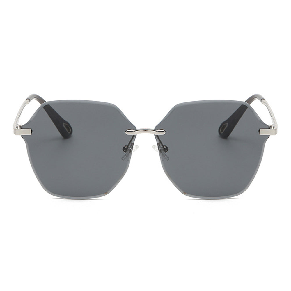 Techsuit 8195 Women's Sunglasses, Silver Purple