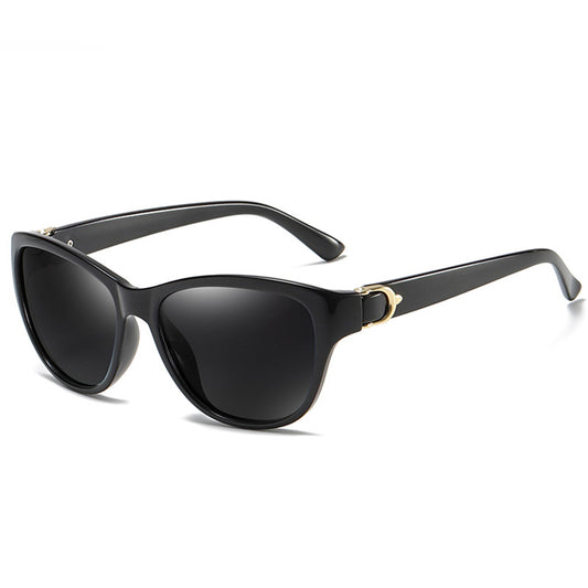 Techsuit A572 Women's Sunglasses, Polarized, UV Protection, Black Gray