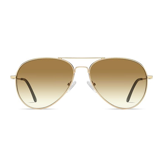 Unisex Techsuit 3025 Sunglasses, UV Protection, Gold Brown