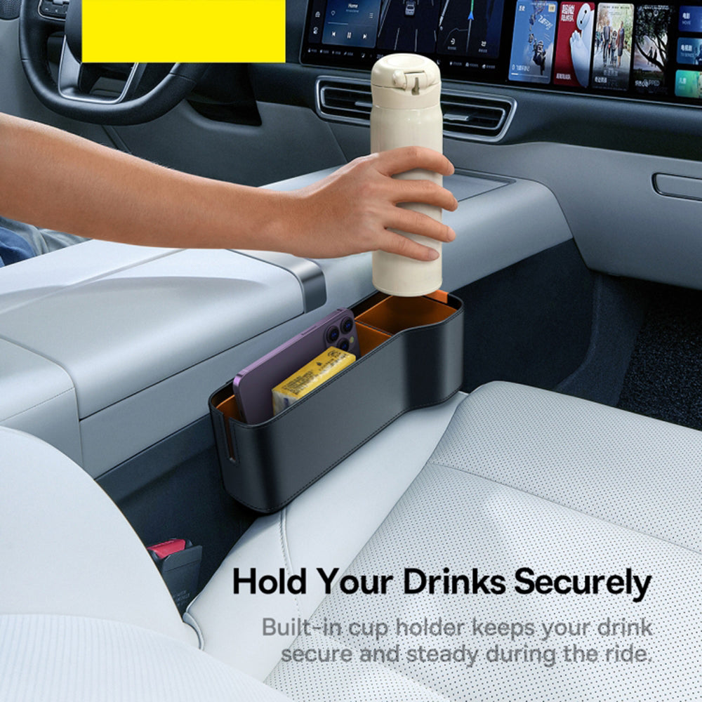 Baseus OrganizeFun Car Organizer for the space between the console and seat, Black C20256502111-00