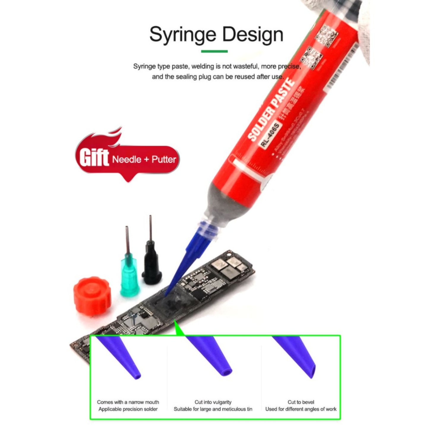 Fludor Relife RL-406S Paste, Syringe Type