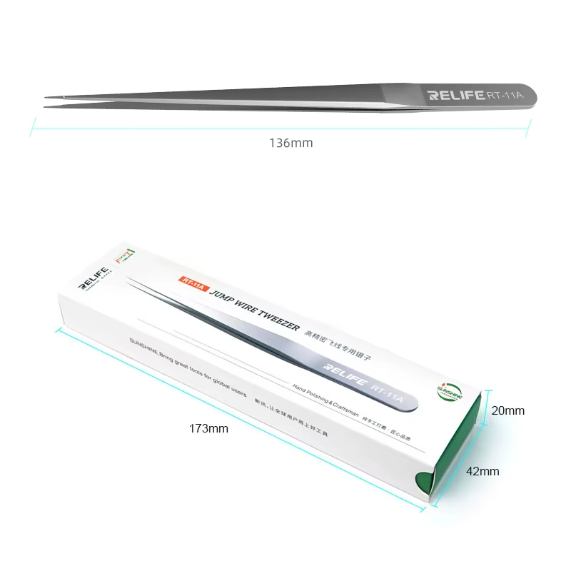 Relife RT-11A Sharp Tweezers