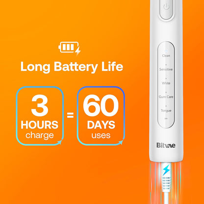 Bitvae R1 Electric Toothbrush, White