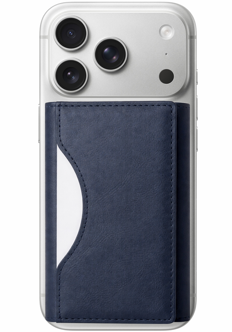 MagSafe Wallet, OEM, Triple Wallet, Navy Blue