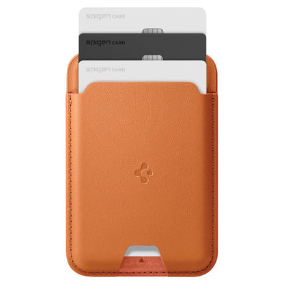 MagSafe Wallet, Spigen, Valentinus MagFit, Orange AFA11339