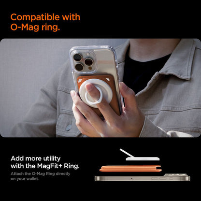 MagSafe Wallet, Spigen, Valentinus MagFit+, Orange AFA11340