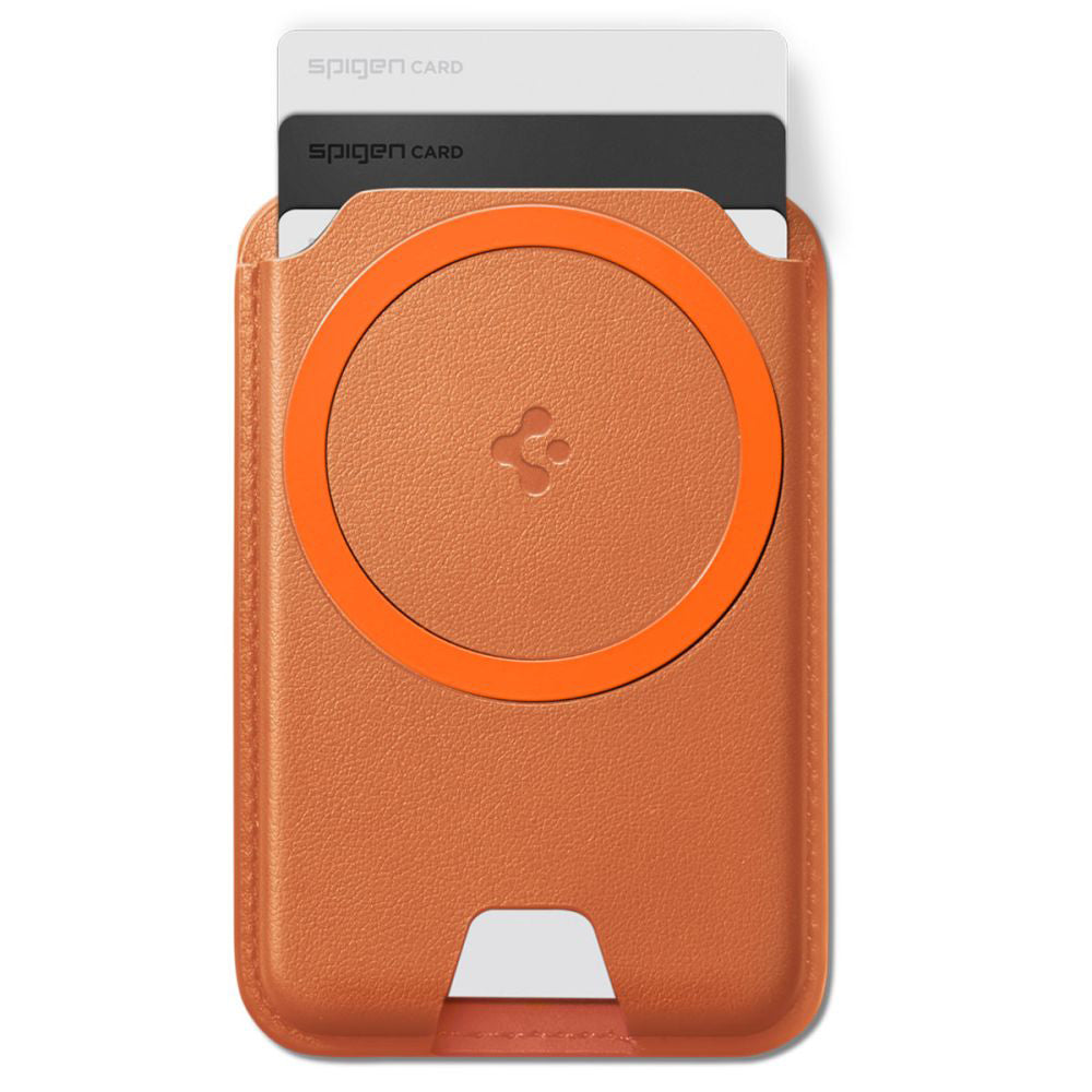MagSafe Wallet, Spigen, Valentinus MagFit+, Orange AFA11340