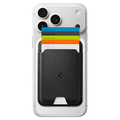 MagSafe Wallet, Spigen, Valentinus MagFit, Black AFA11337