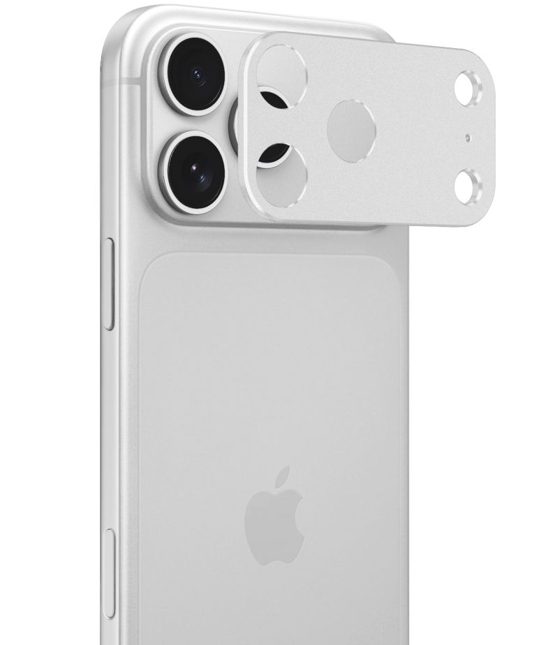 Tech-Protect Camalloy Fit+ Rear Camera Protection Frame for Apple iPhone 18 Pro Max, Aluminum, Silver
