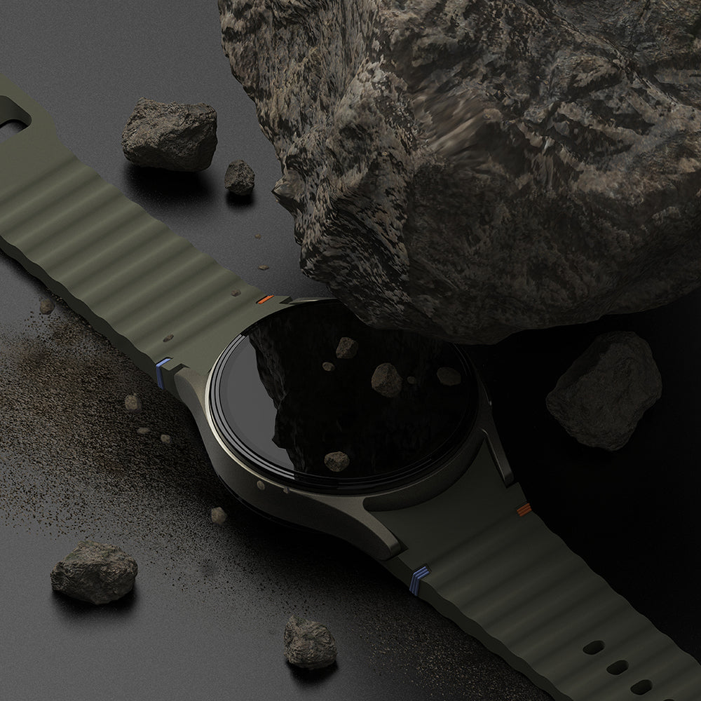 Ringke Styling Protection Frame for Samsung Galaxy Watch7 44mm, Model 5, Silver