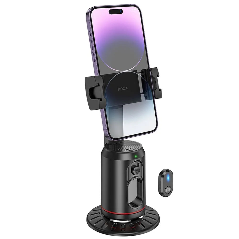 HOCO K23 Face Tracking 360 Stand, Universal, Black