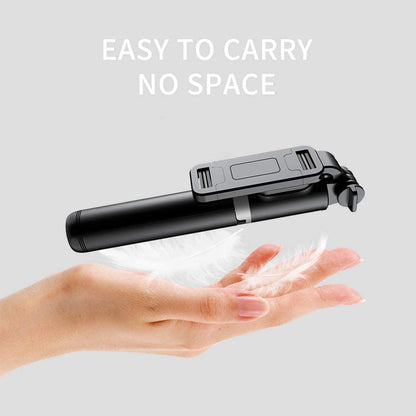 Selfie Stick Bluetooth Techsuit Q01, Universal, Black