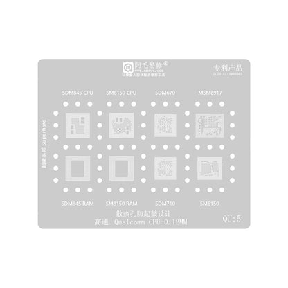 Amaoe BGA Stencil for Qualcomm QU1-8 Series CPU