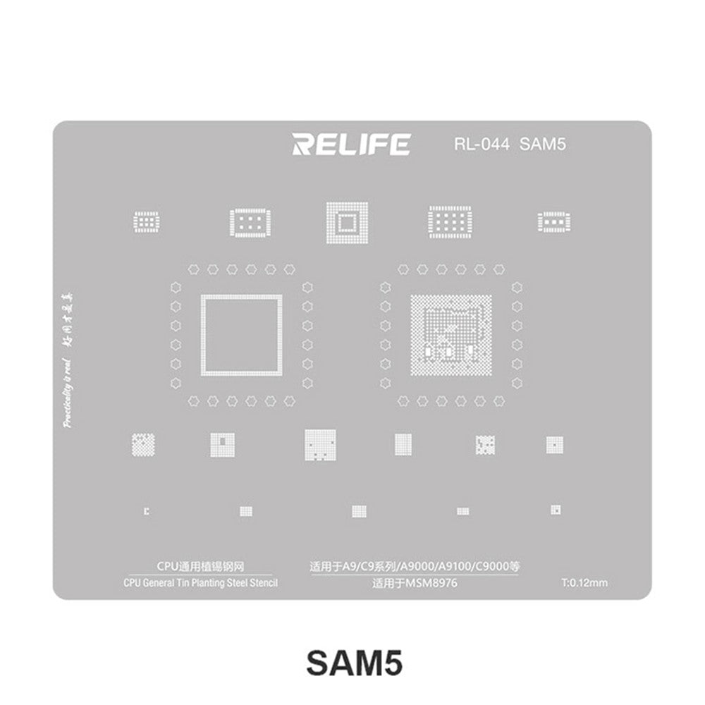 BGA Stencil Relife RL-044 V2.0 for Samsung Series CPU