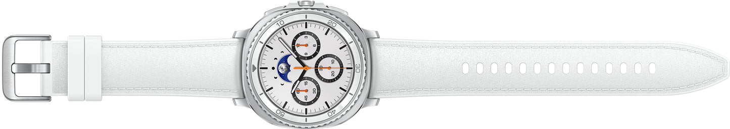 Samsung Galaxy Watch8 Classic Smartwatch, 46mm, BT, White SM-L500NZWAEUE