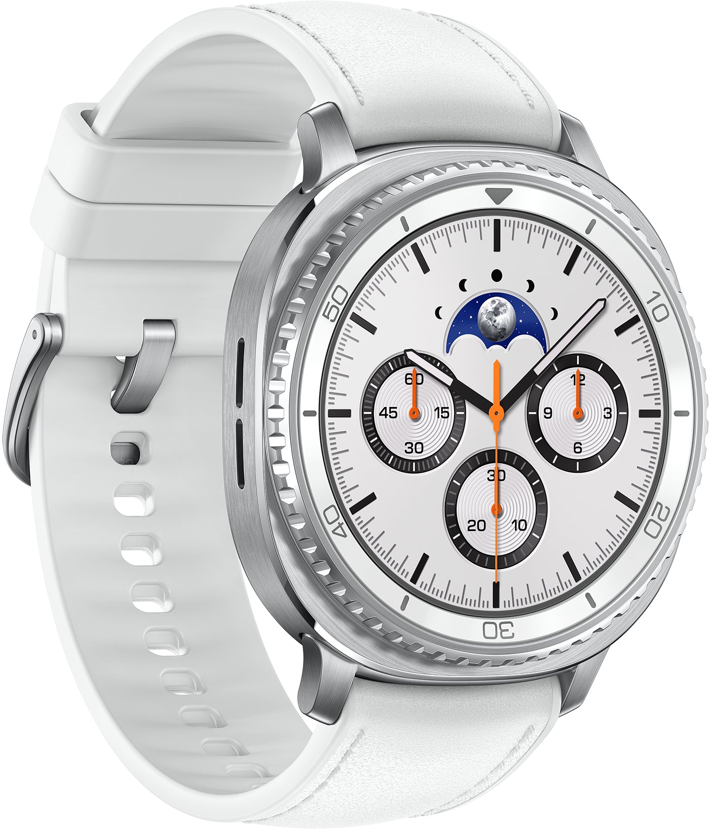 Samsung Galaxy Watch8 Classic Smartwatch, 46mm, BT, White SM-L500NZWAEUE