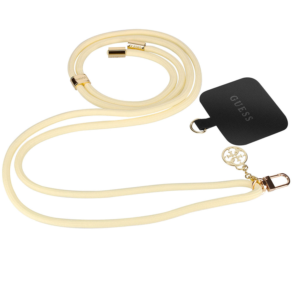 Guess CBDY 4G Charm Phone Lanyard, Beige