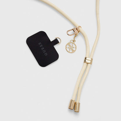 Guess CBDY 4G Charm Phone Lanyard, Beige