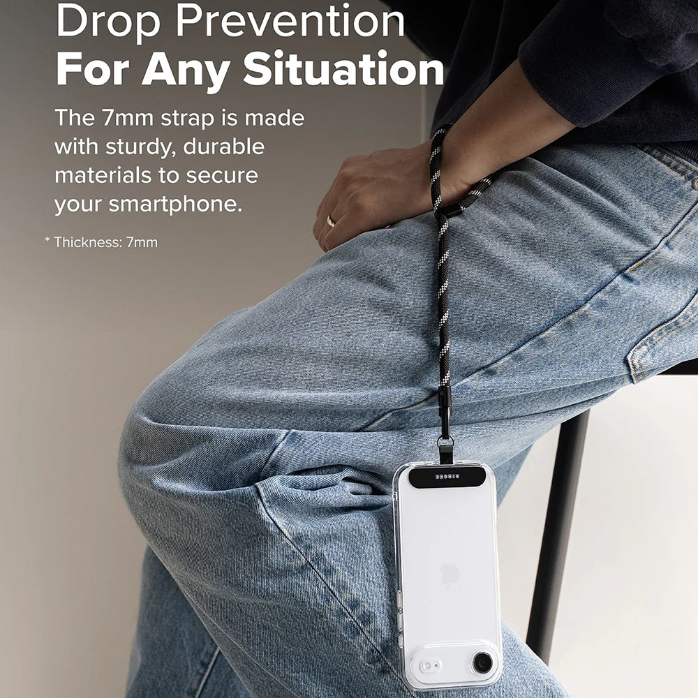 Ringke Link Flow P-Type Phone Lanyard, White