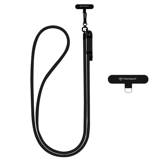 Techsuit Phone Lanyard RCS1-03, Black