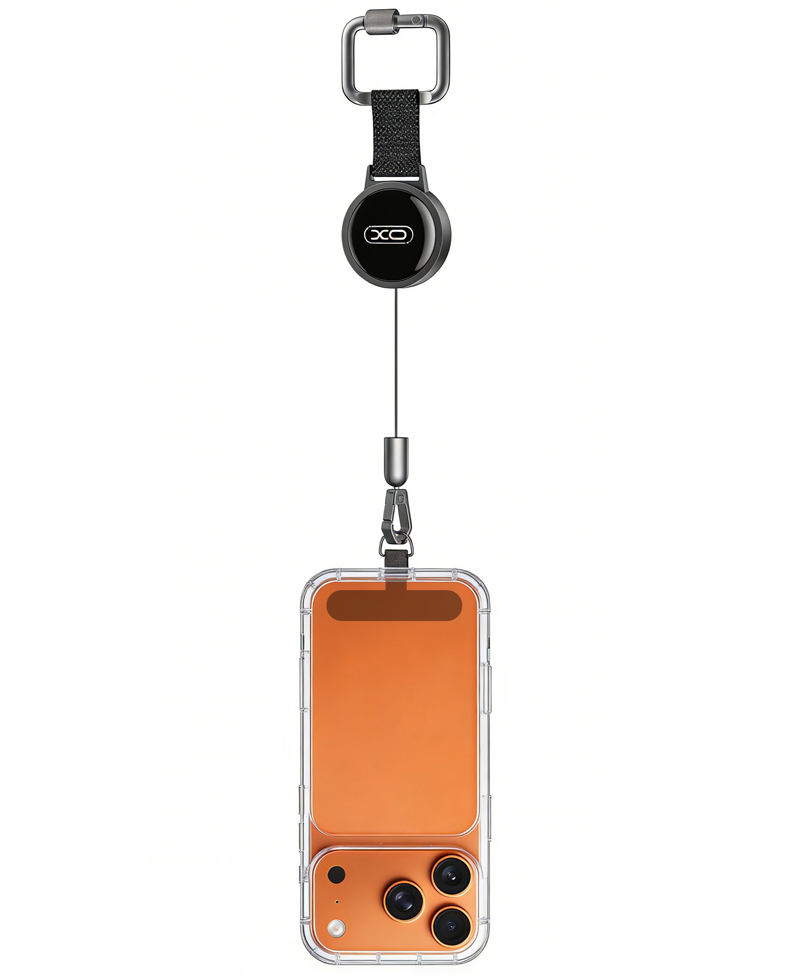 XO Design SF16 Phone Lanyard, Black