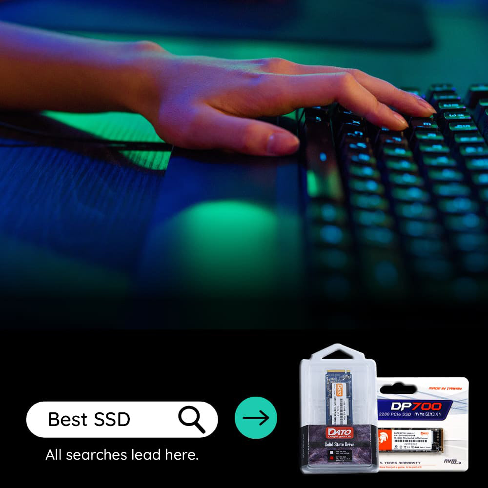 Solid State Drive (SSD) Dato DP330, NVME M.2 2230, PCIE Gen3x4, 2TB, Black DP330SSD-2TB