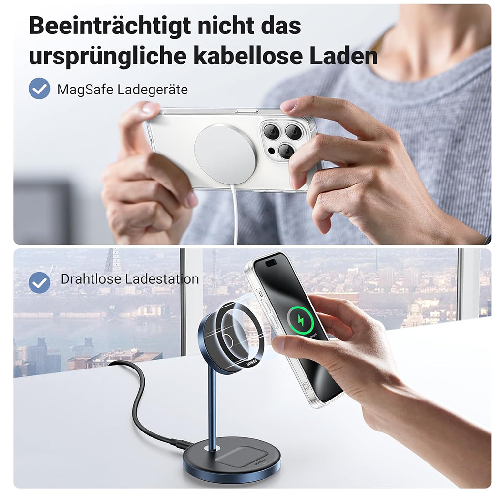 UGREEN LP428 Metallic Sticker (25766), Set of 2 pieces, Black