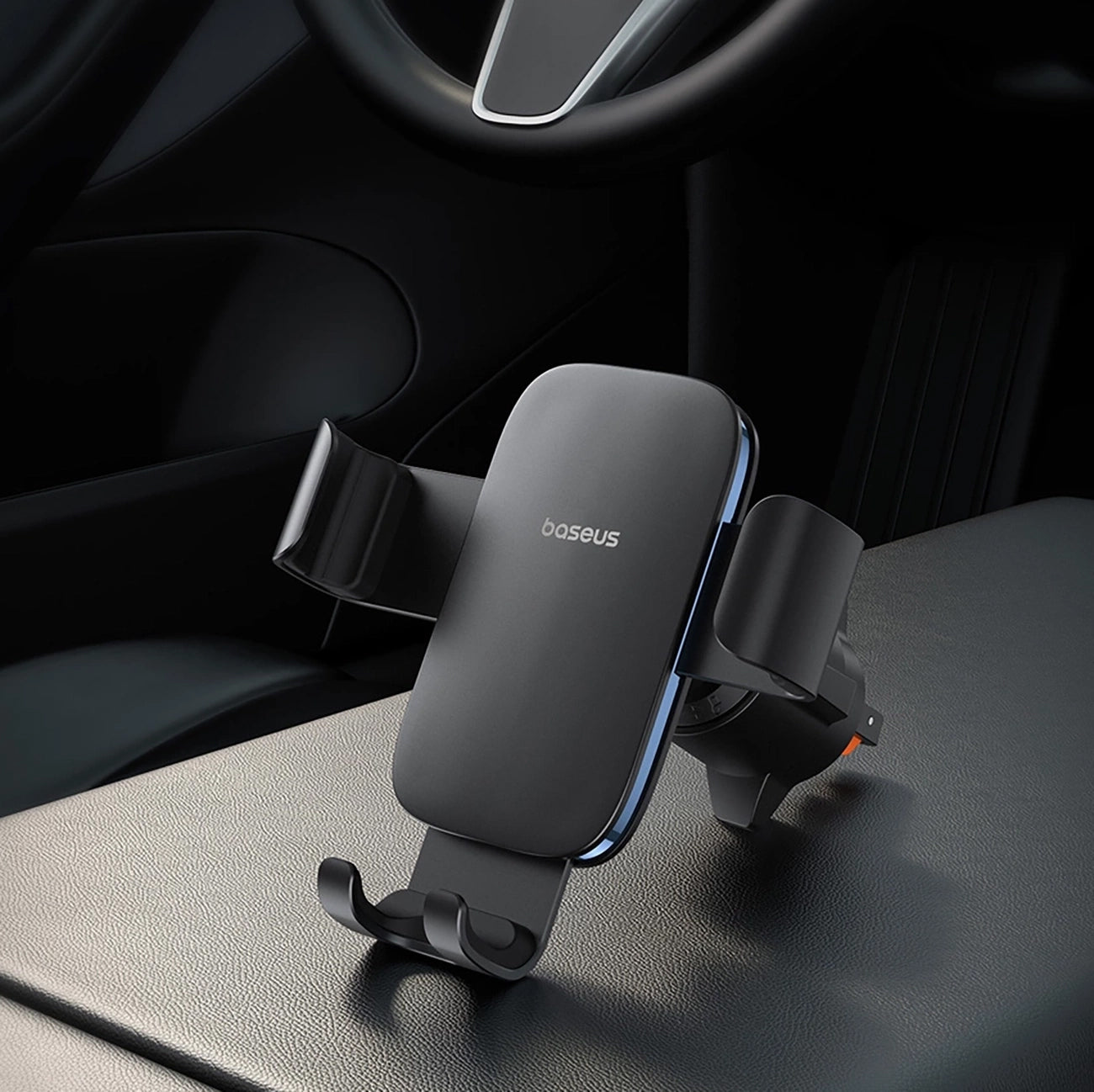 Baseus Metal Age 3 Car Holder, 4.7inch - 7.2inch, Black BS-CM028