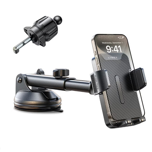 Lisen 2E781 Car Holder, Universal, Black YL0424040008