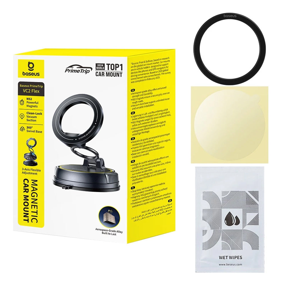 Baseus PrimeTrip VC2 Flex Universal Magnetic Car Holder, Black C0013803