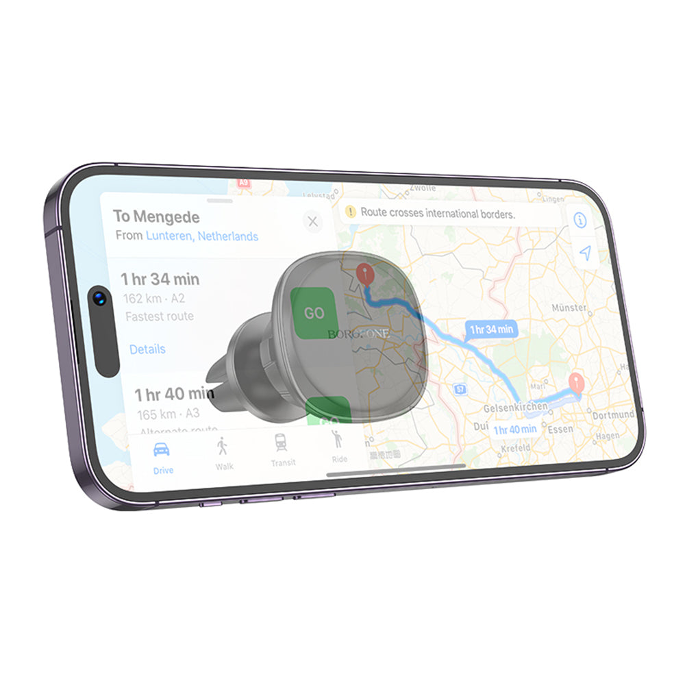 Magnetic Car Holder Borofone BH102 Cloud, 4.5inch - 7inch, Black