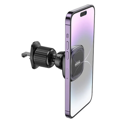 Borofone BH96 Ice Magnetic Car Holder, Universal, Black Grey