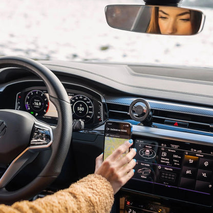 Magnetic Fixed Universal Car Holder, Silver