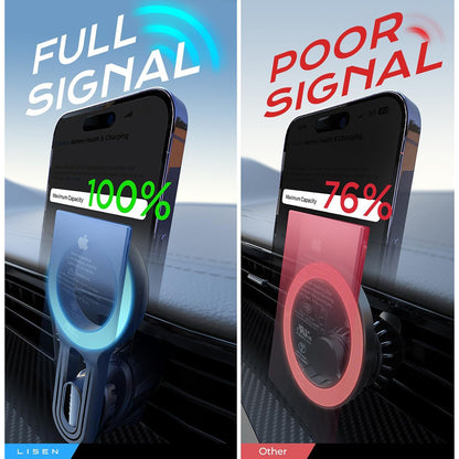 Lisen Magnetic Car Holder, Universal, Black YL0222100001